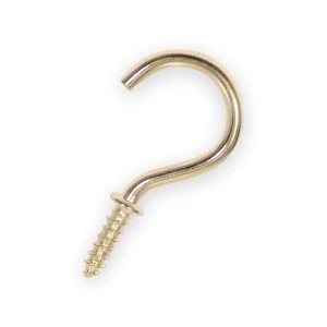 Westerdale 38mm Cup Hooks Brass Plated