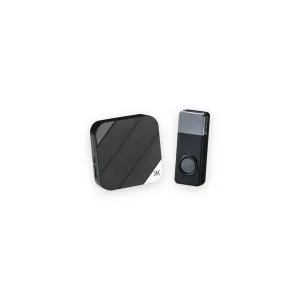Wireless Plug in Door Chime - Black